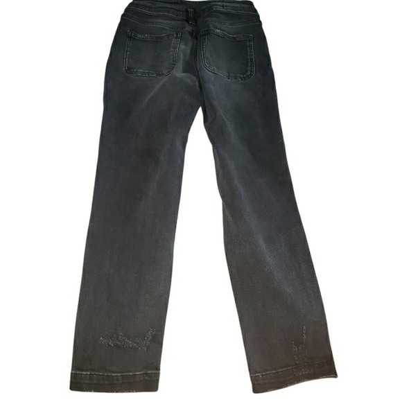 Pilcro and the Letterpress by Anthropologie High Rise Slim Black Denim- 26 - Picture 3 of 5